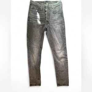 Levi’s original 501s skinny Button Fly jeans size 24W 28L women’s